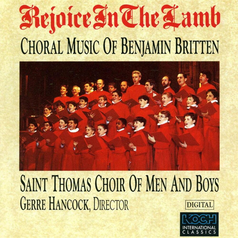 Picture of Rejoice In The Lamb - Choral Music of Benjamin Britten