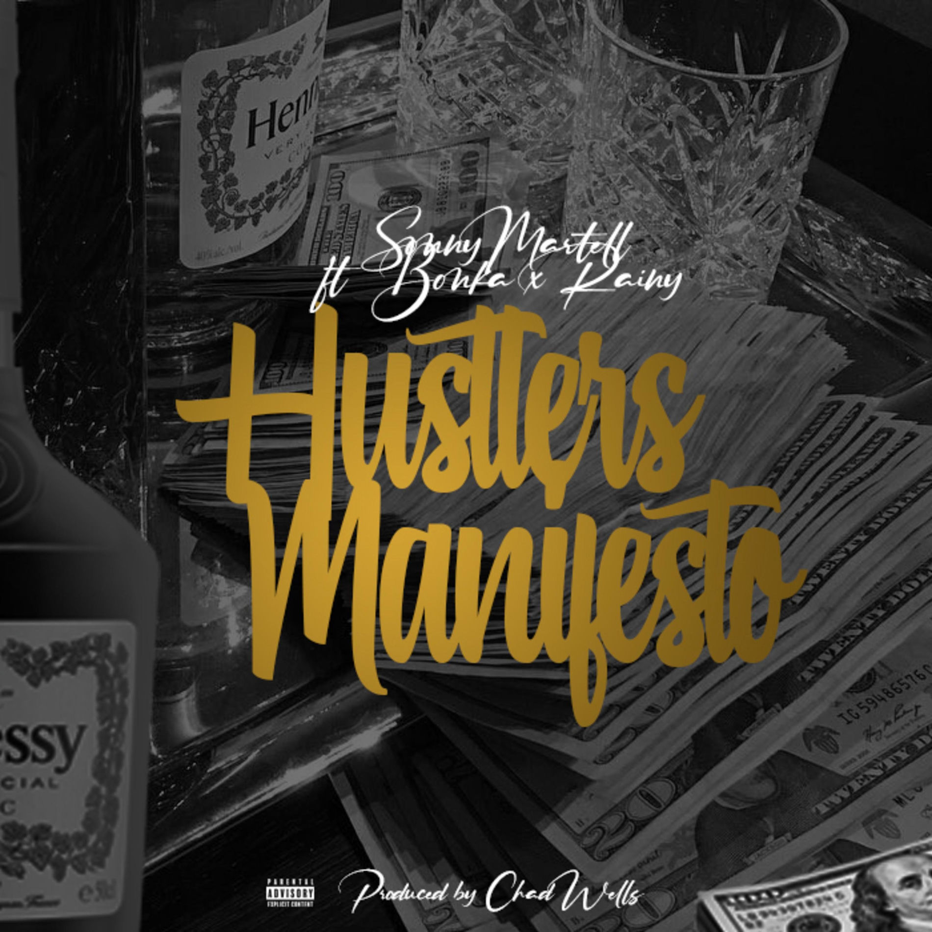 Album cover of Hustlers Manifesto (feat. Bonka & Rainy)