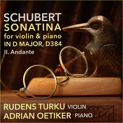 Cover of Violin Sonata (Sonatina) in D Major, D. 384, Op. 137/No. 1: II. Andante by undefined