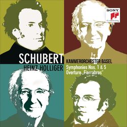 Cover of Schubert: Symphonies Nos. 1 & 5, Fierrabras Overture