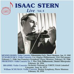 Cover of Isaac Stern, Vol. 8 (Live)