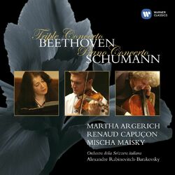 Cover of Beethoven: Triple Concerto & Schumann: Piano Concerto