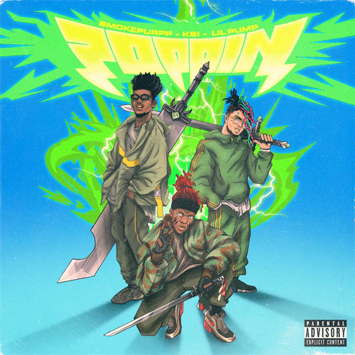 Poppin (feat. Lil Pump & Smokepurpp) by KSI - 155 BPM