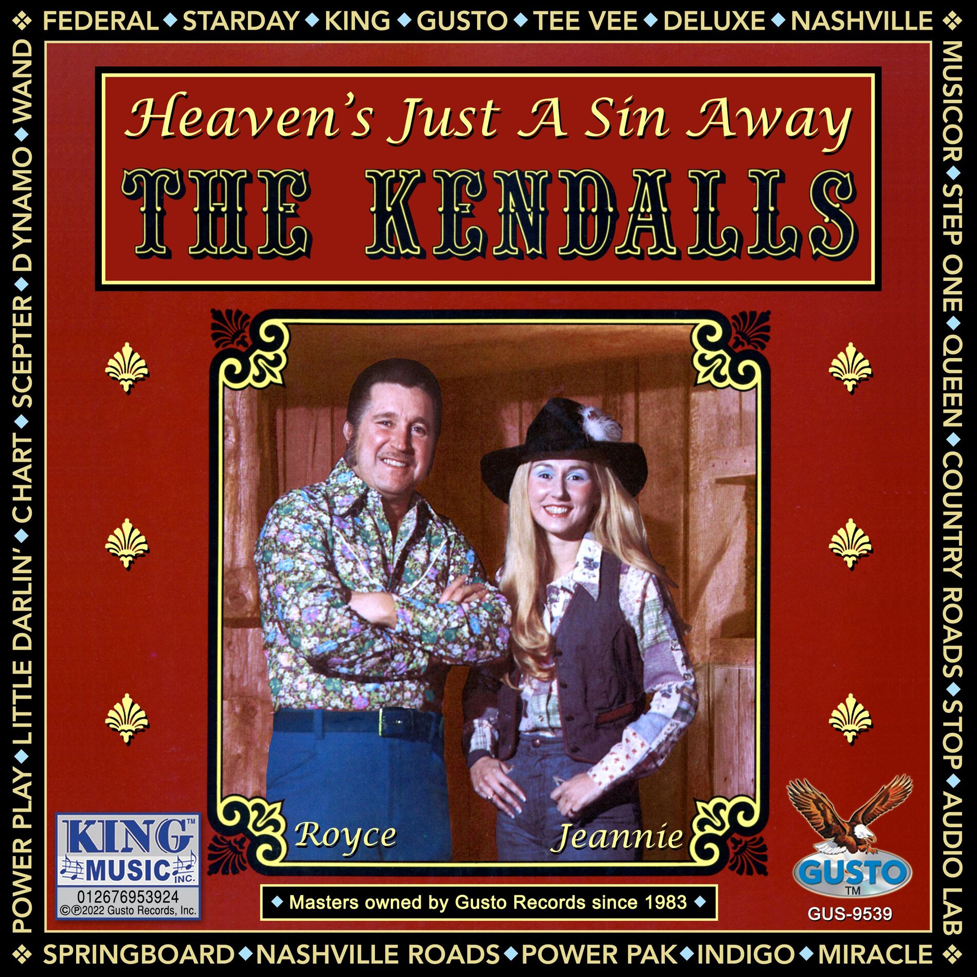 Album cover of Heaven's Just A Sin Away (Original Ovation Records Recordings)