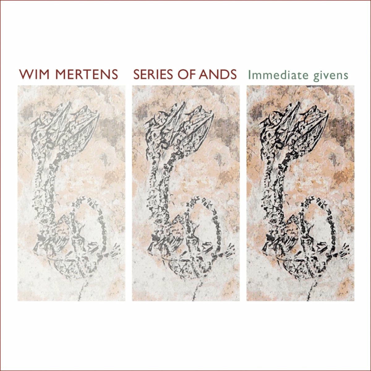 Album cover of Series of ands - Immediate givens