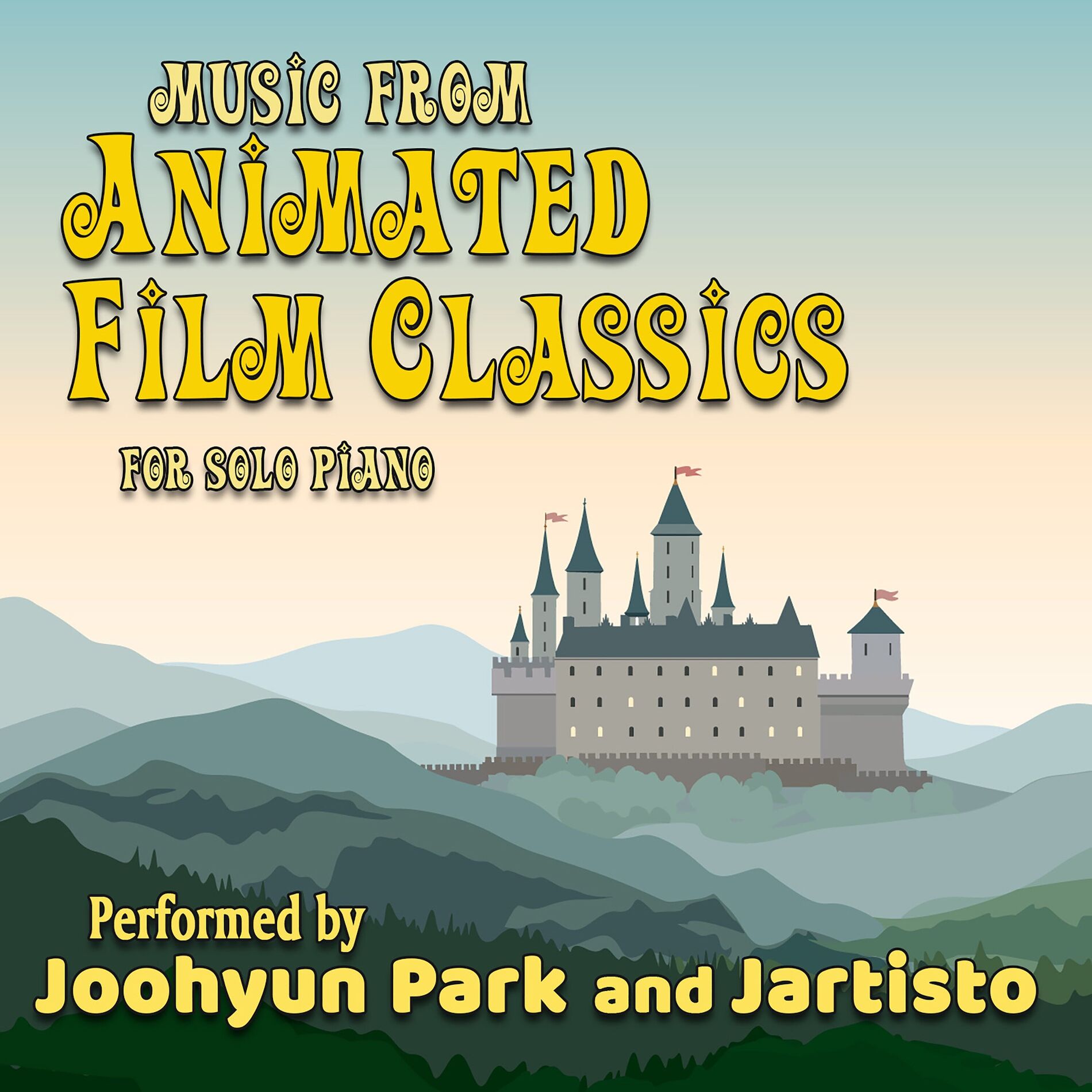 Album cover of Music from Animated Film Classics for Solo Piano