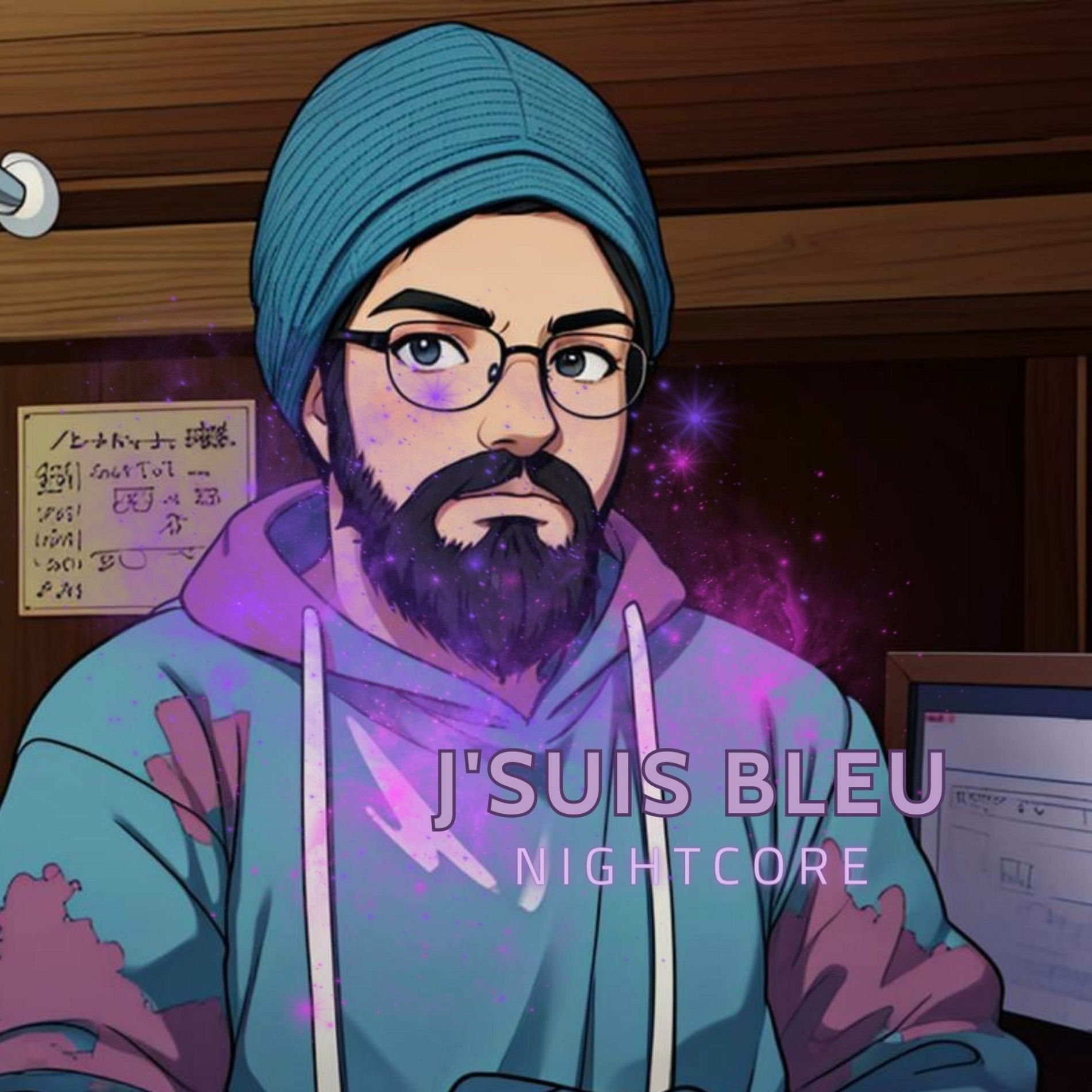 Album cover of J'suis bleu (Nightcore Version)