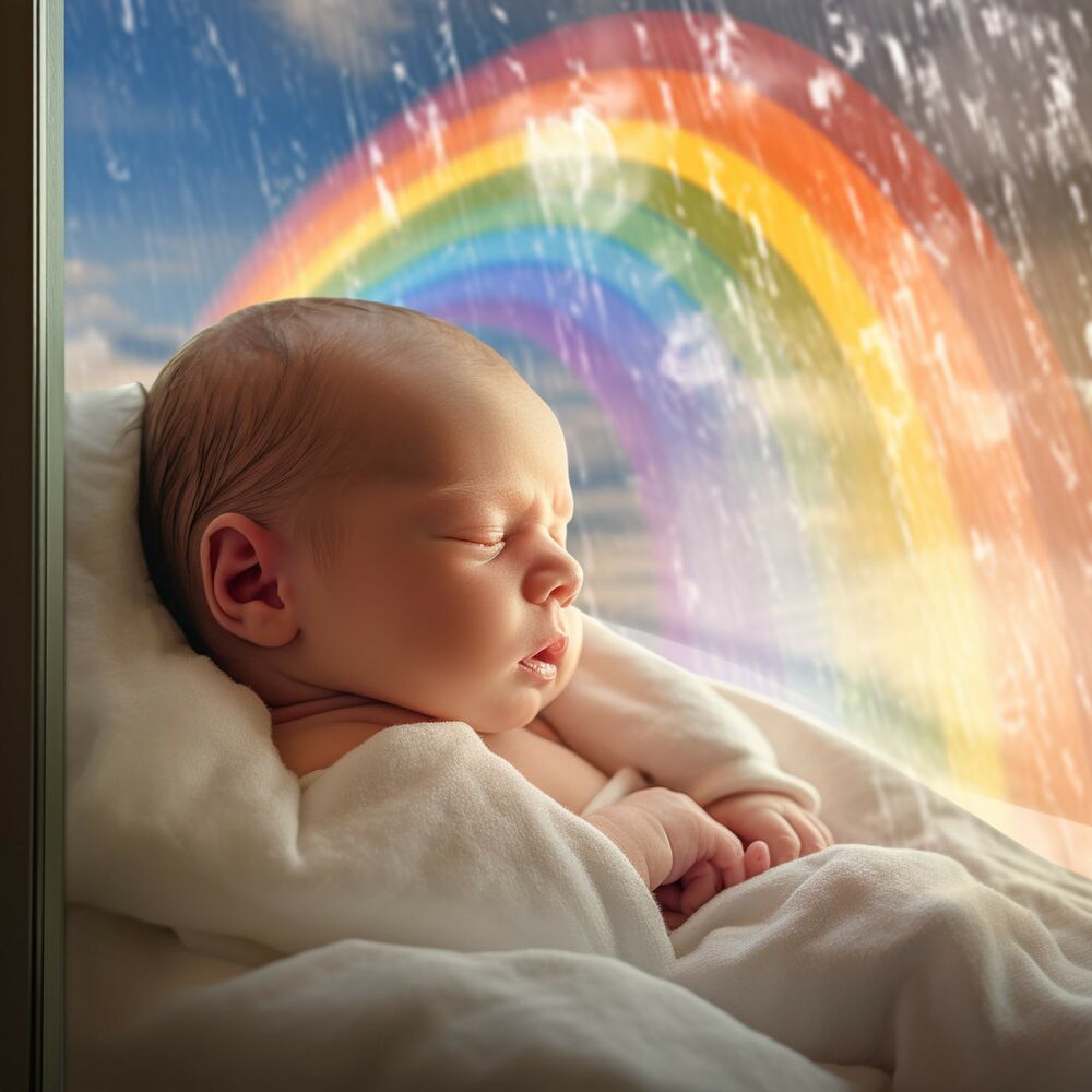 Picture of Rainy Baby Euphoria: Baby's Serene Playtime Gentle Showers