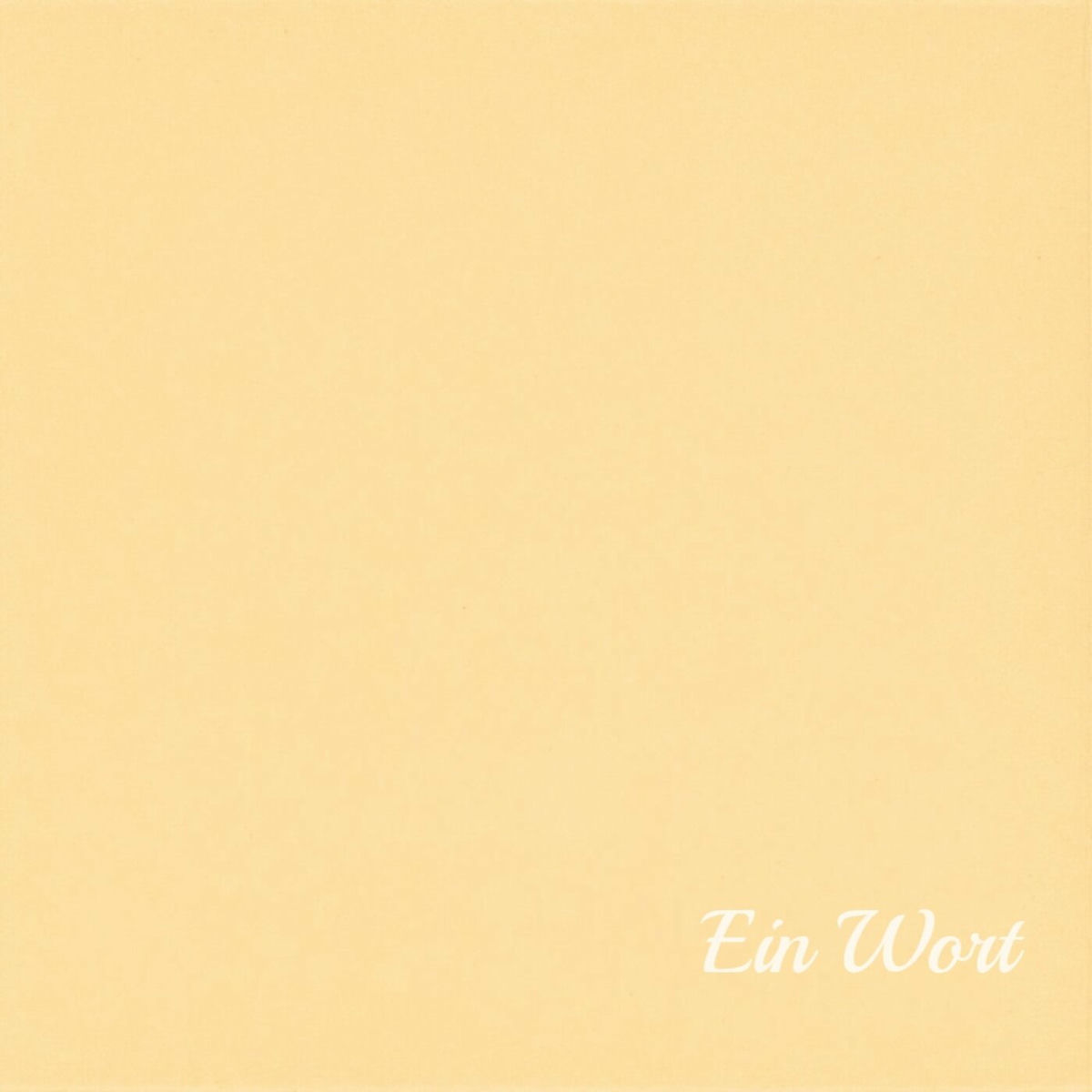 Album cover of Ein Wort Piano EP