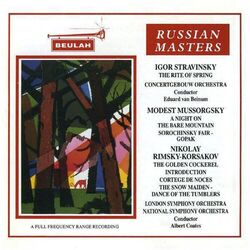 Cover of Stravinsky, Mussorgsky & Rimsky-Korsakov: Russian Masters