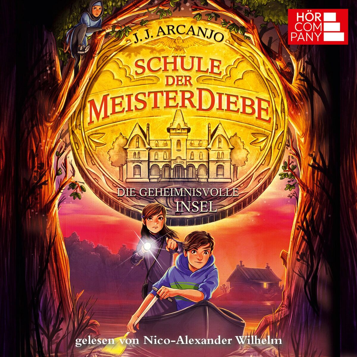 Album cover of Die geheimnivolle Insel - Schule der Meisterdiebe, Teil 3 (Ungekürzt)