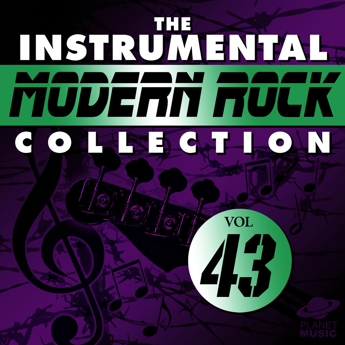Album cover of The Instrumental Modern Rock Collection, Vol. 43