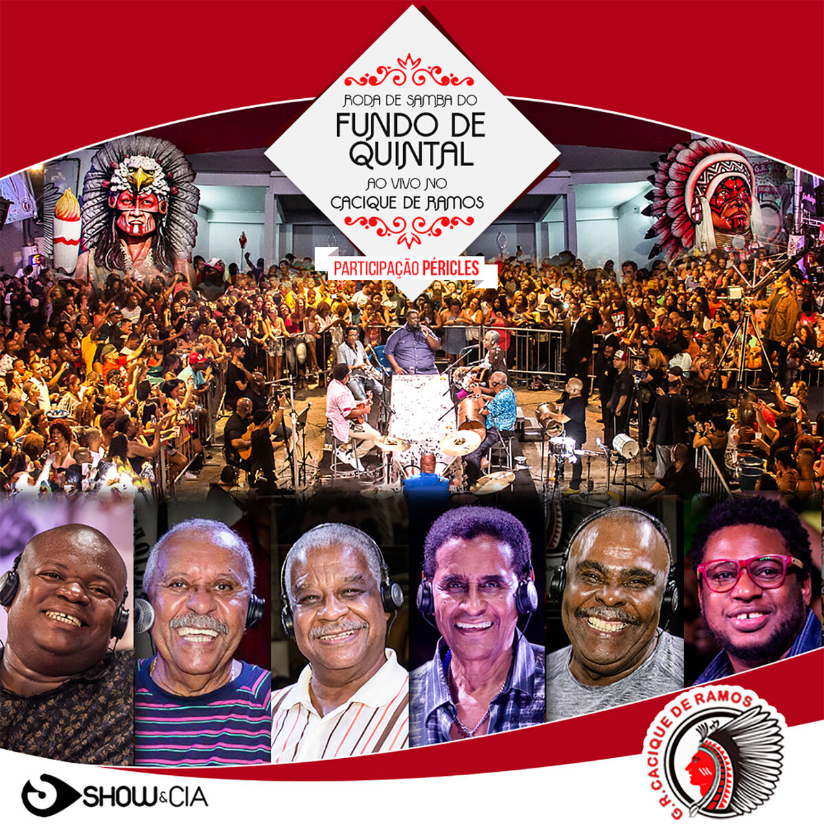 Album cover of Roda de Samba do Fundo de Quintal no Cacique de Ramos (Ao Vivo)