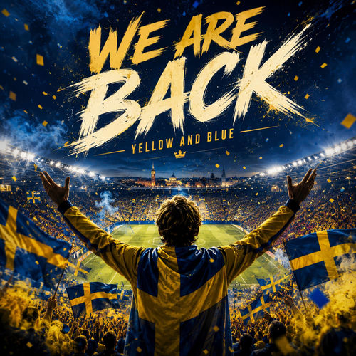 We Are Back (Yellow and Blue) sleeve