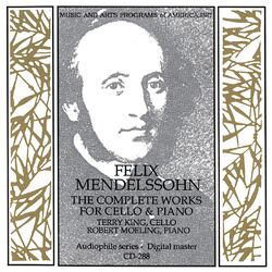 Cover of Mendelssohn: Complete Works for Cello and Piano