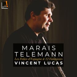 Cover of Marais,Telemann: Les folies d'Espagne et 12 fantaisies