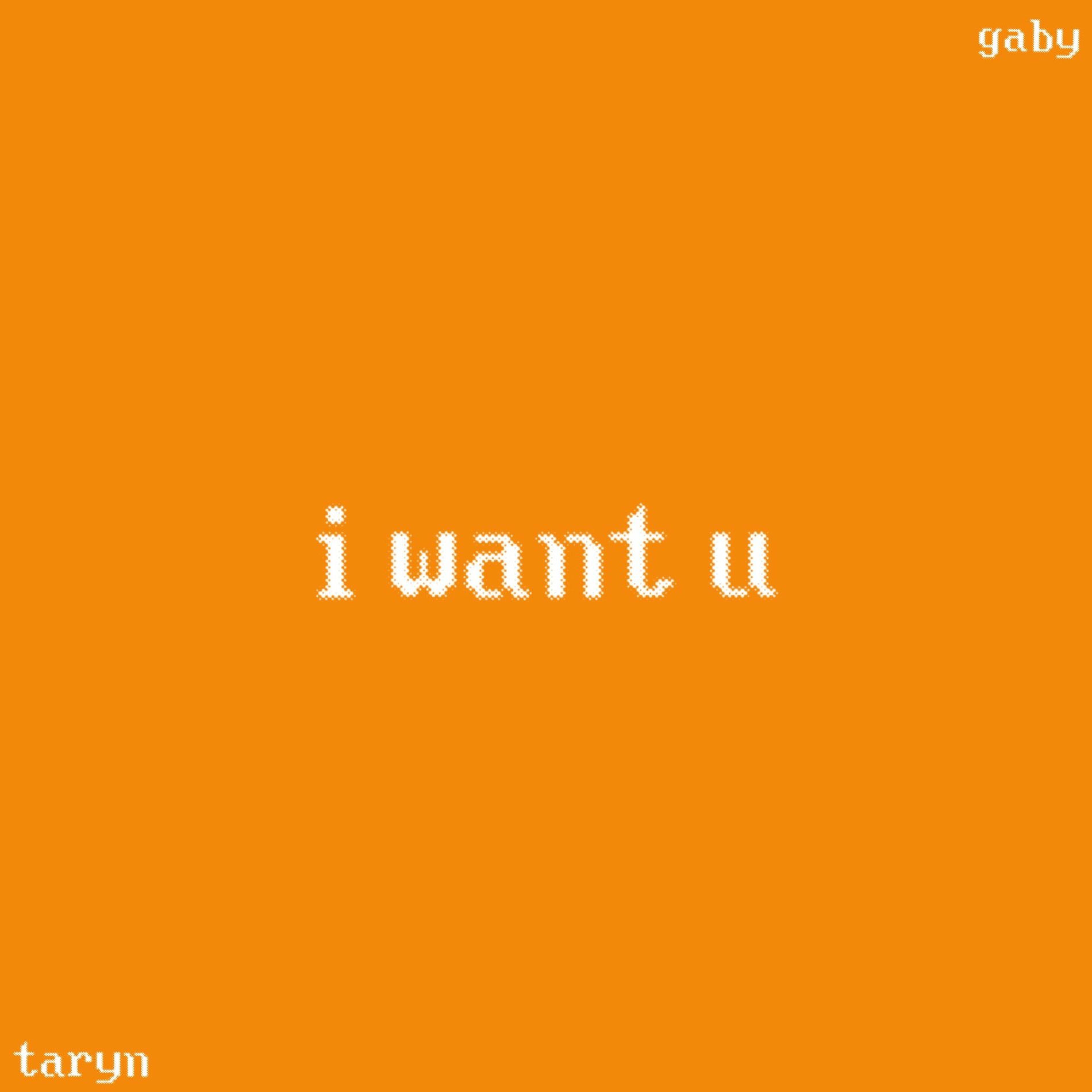 Album cover of i want u