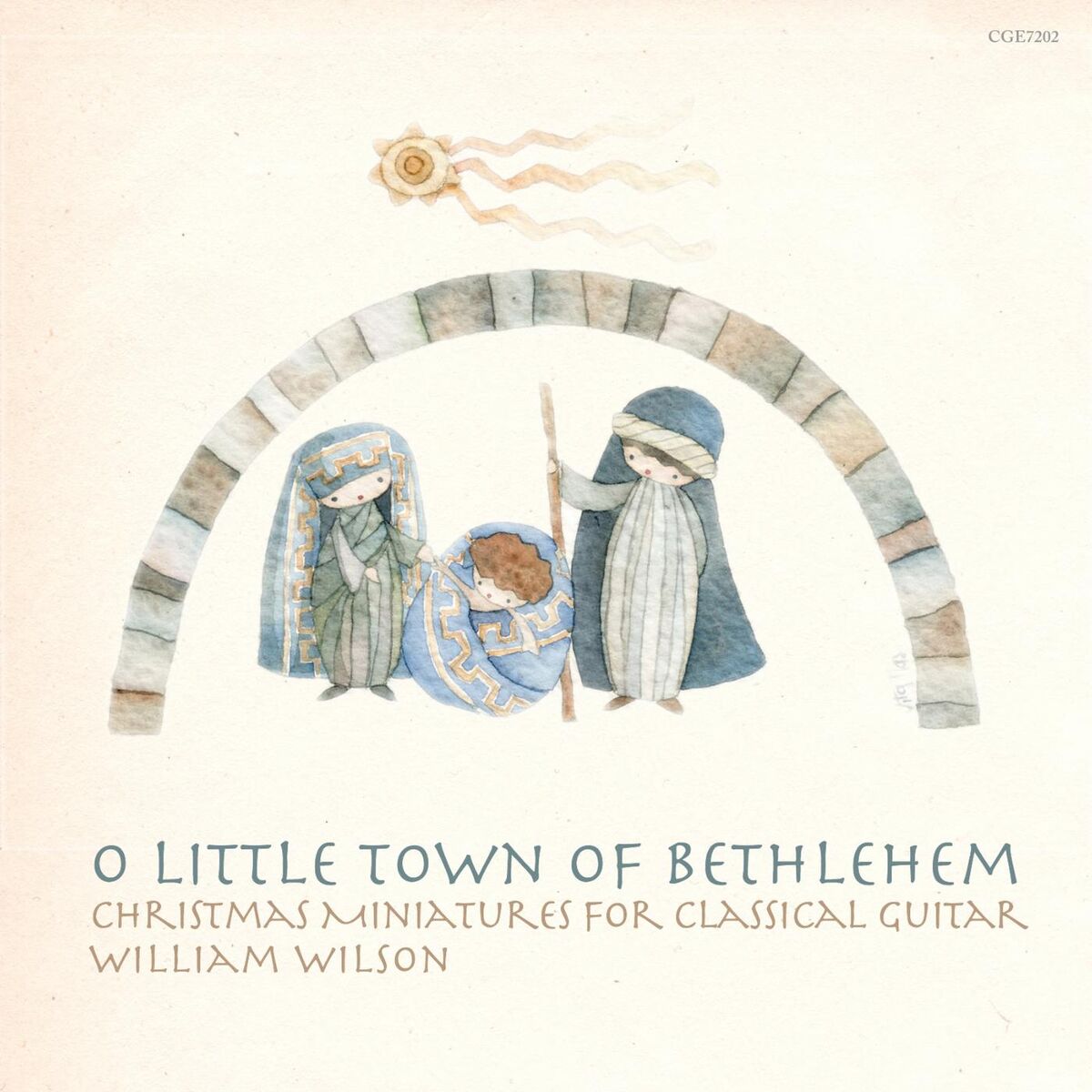 Album cover of O Little Town of Bethlehem: Christmas Miniatures for Classical Guitar