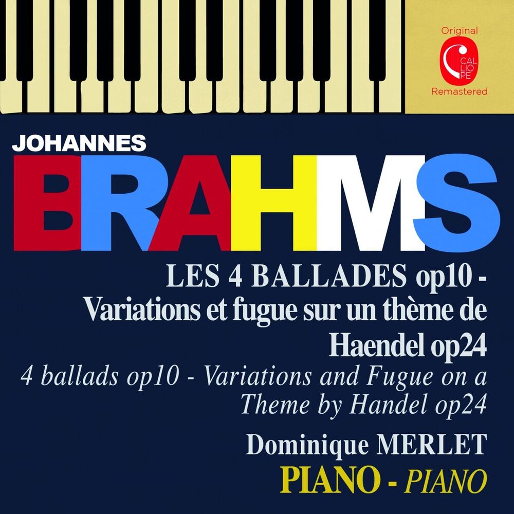 Picture of Brahms: Variations on a Theme by Handel, Op. 24 & Ballades, Op. 10