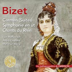 Cover of Bizet: Carmen Suites, Symphonie en Ut & Chants du Rhin (Les indispensables de Diapason)