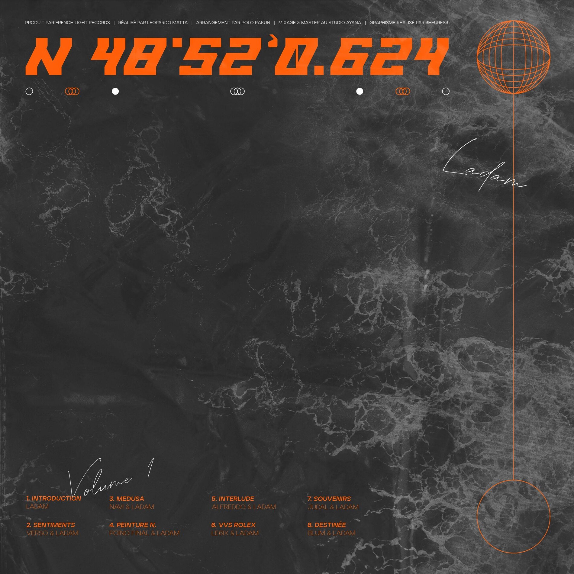 Album cover of Volume 1 : N 48°52'0.624