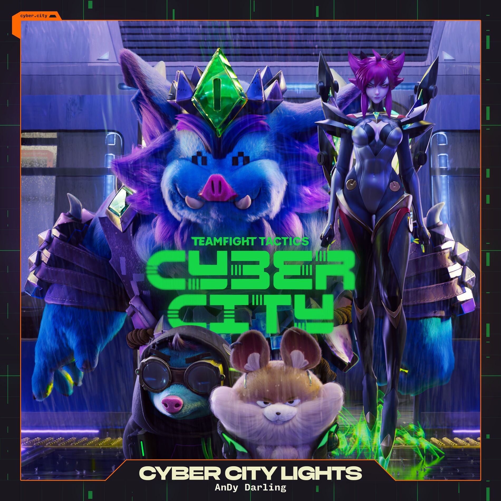 Album cover of Cyber City Lights