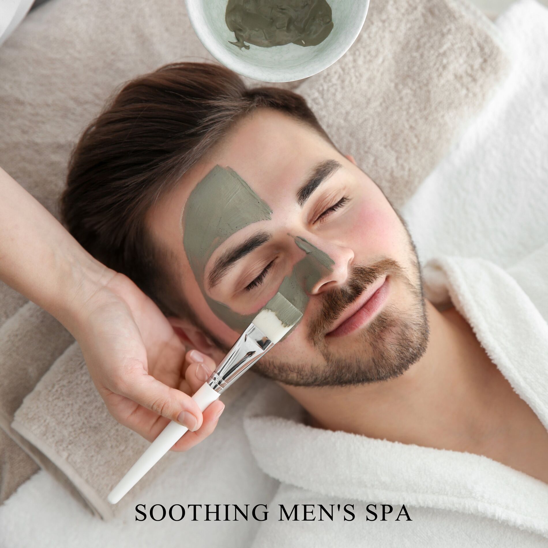Album cover of Soothing Men's Spa: Complete Relaxation, Serenity Music, More Calmness