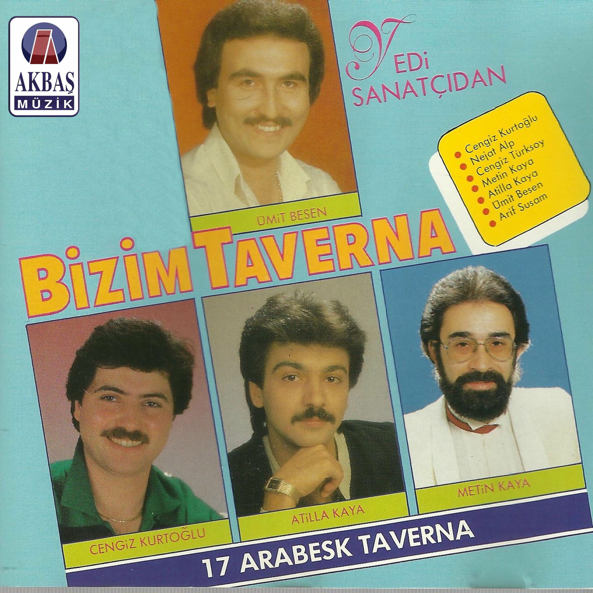 Album cover of Yedi Sanatçıdan On Yedi Arabesk Taverna