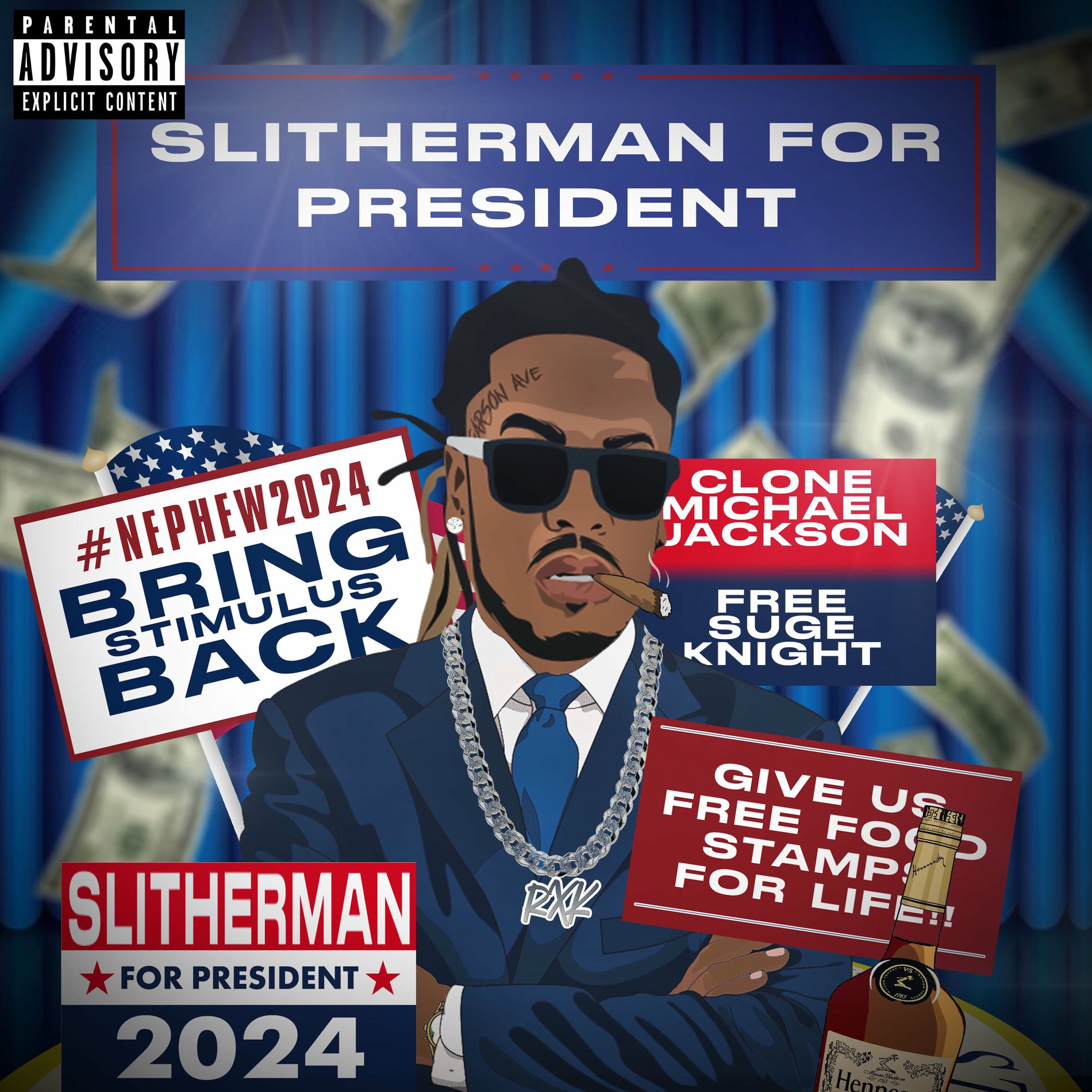 Album cover of Slitherman For President