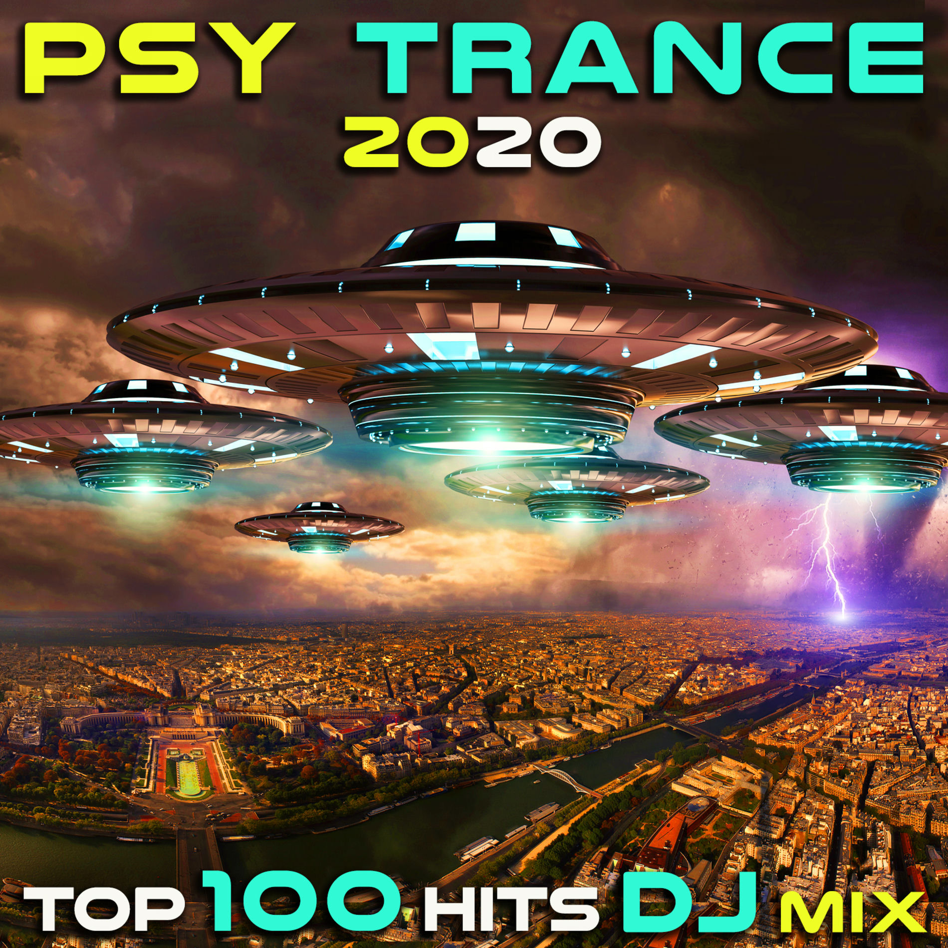 Album cover of Psytrance 2020 Top 100 Hits DJ Mix
