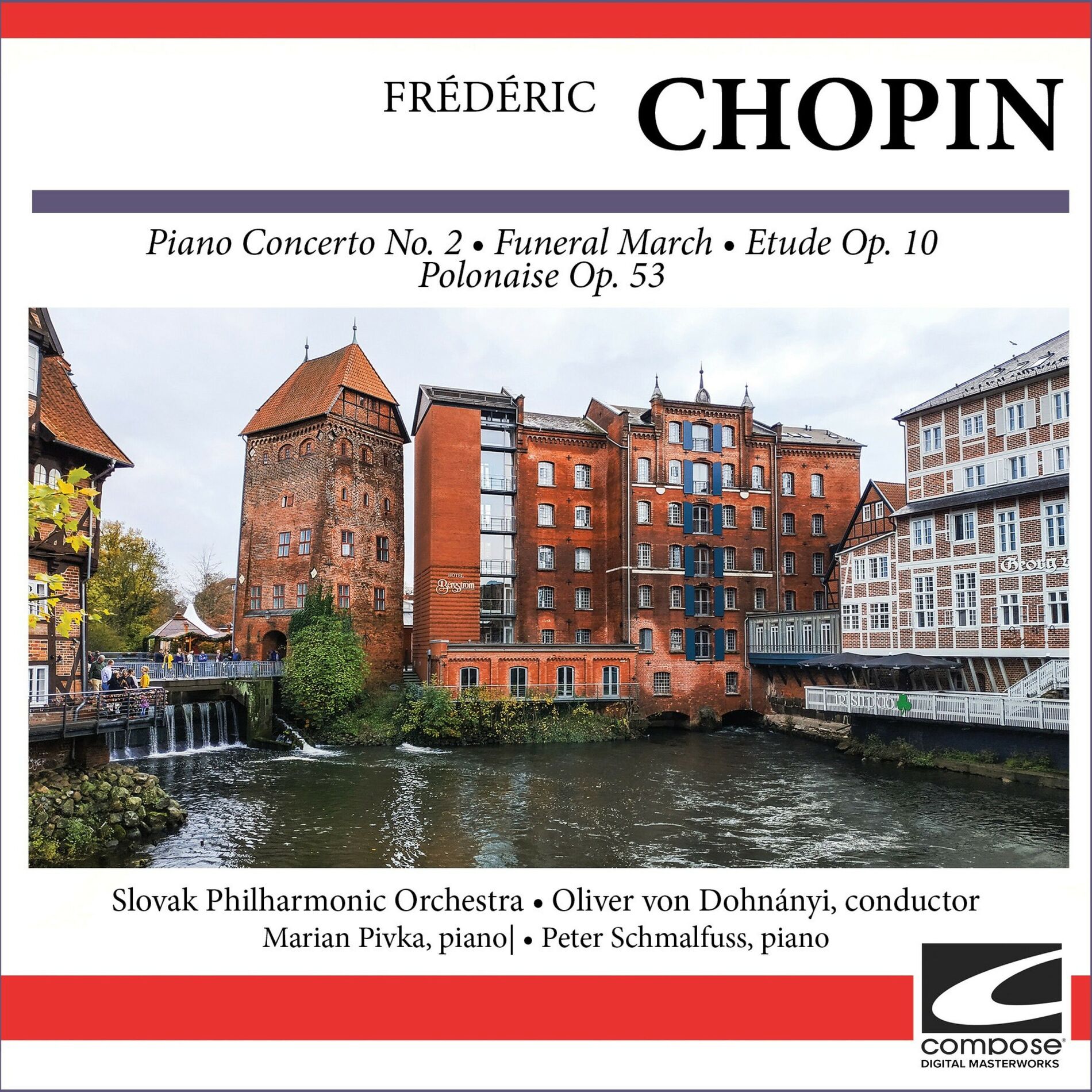 Album cover of Frédéric Chopin - Piano Concerto No. 2 - Funeral March - Etude Op. 10 - Polonaise Op. 53