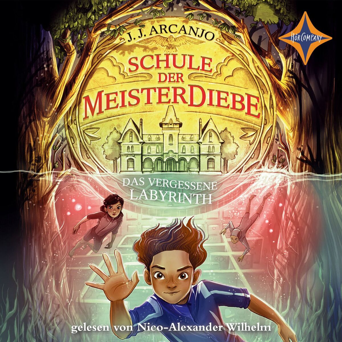 Album cover of Das vergessene Labyrinth - Schule der Meisterdiebe, Teil 2 (ungekürzt)