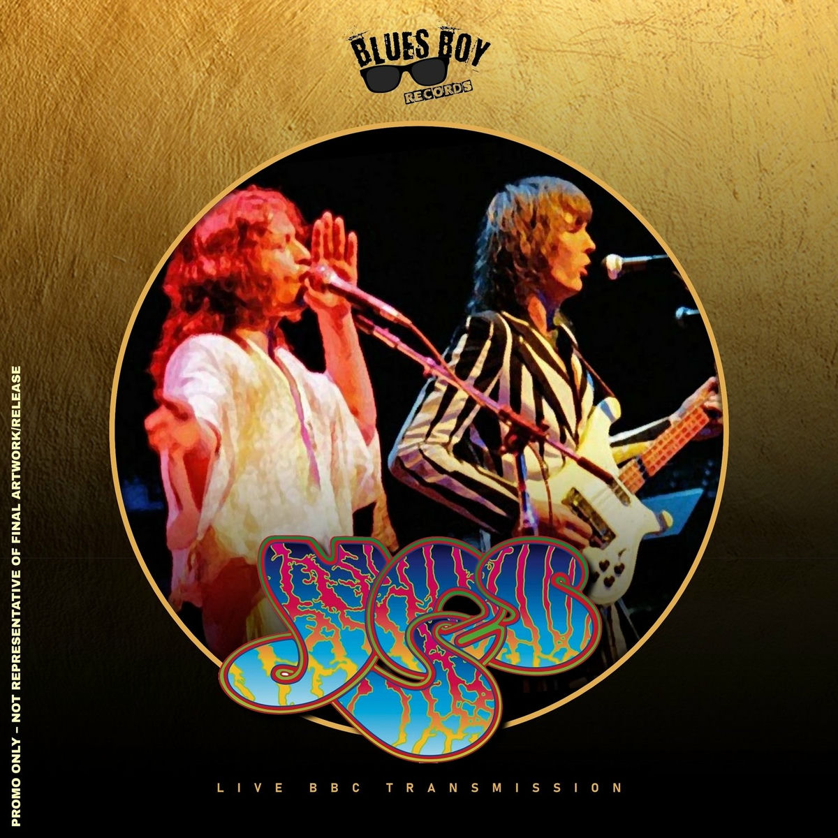 Album cover of Yes - King Biscuit Flower Hour FM Broadcast - Veteran's Memorial Coliseum New Haven CT 10th December 1974 (2CD).