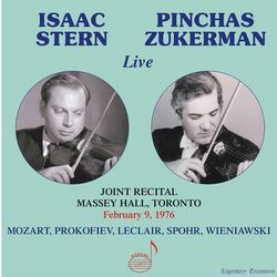 Cover of Isaac Stern & Pinchas Zukerman (Live)