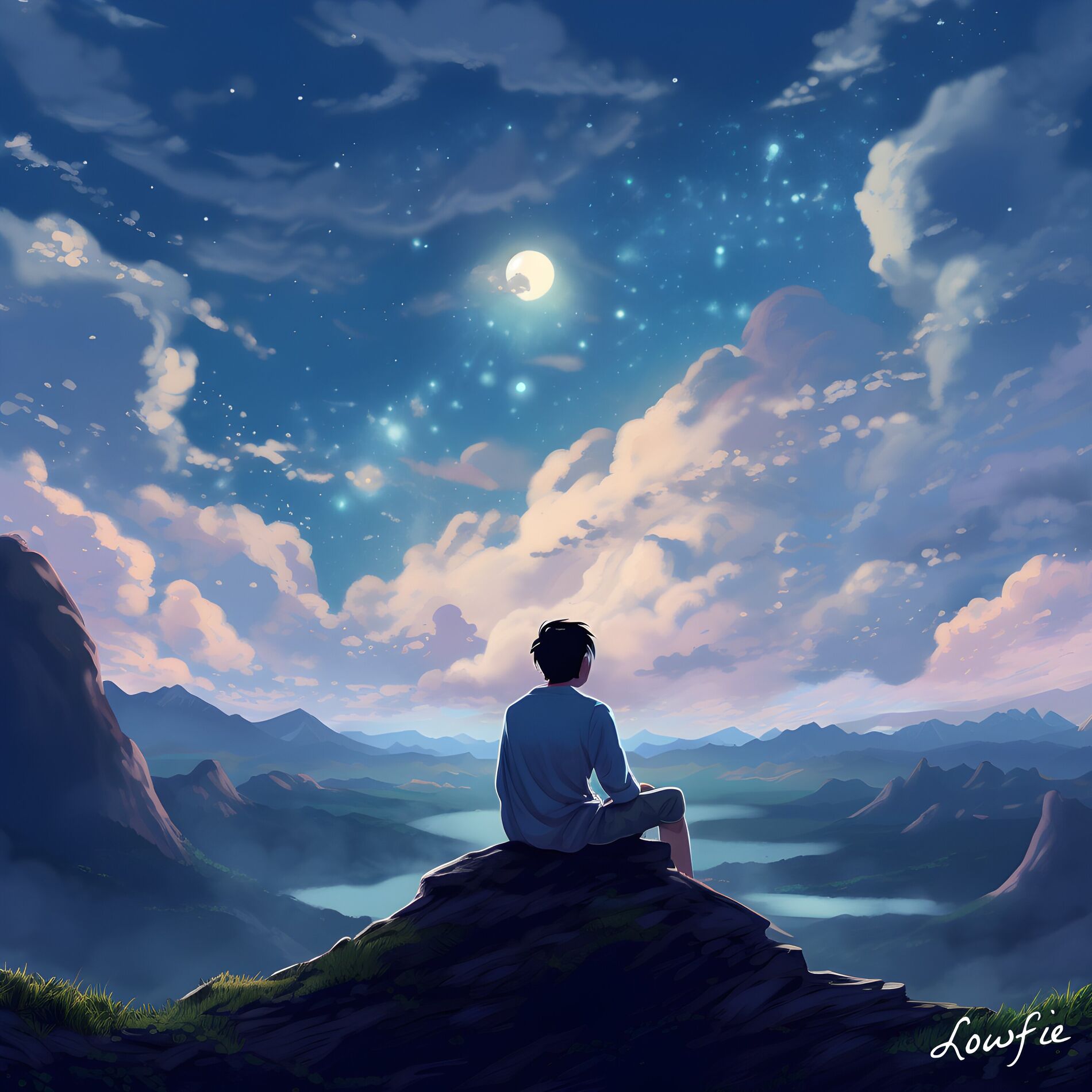 Album cover of super shy (instrumental lofi)