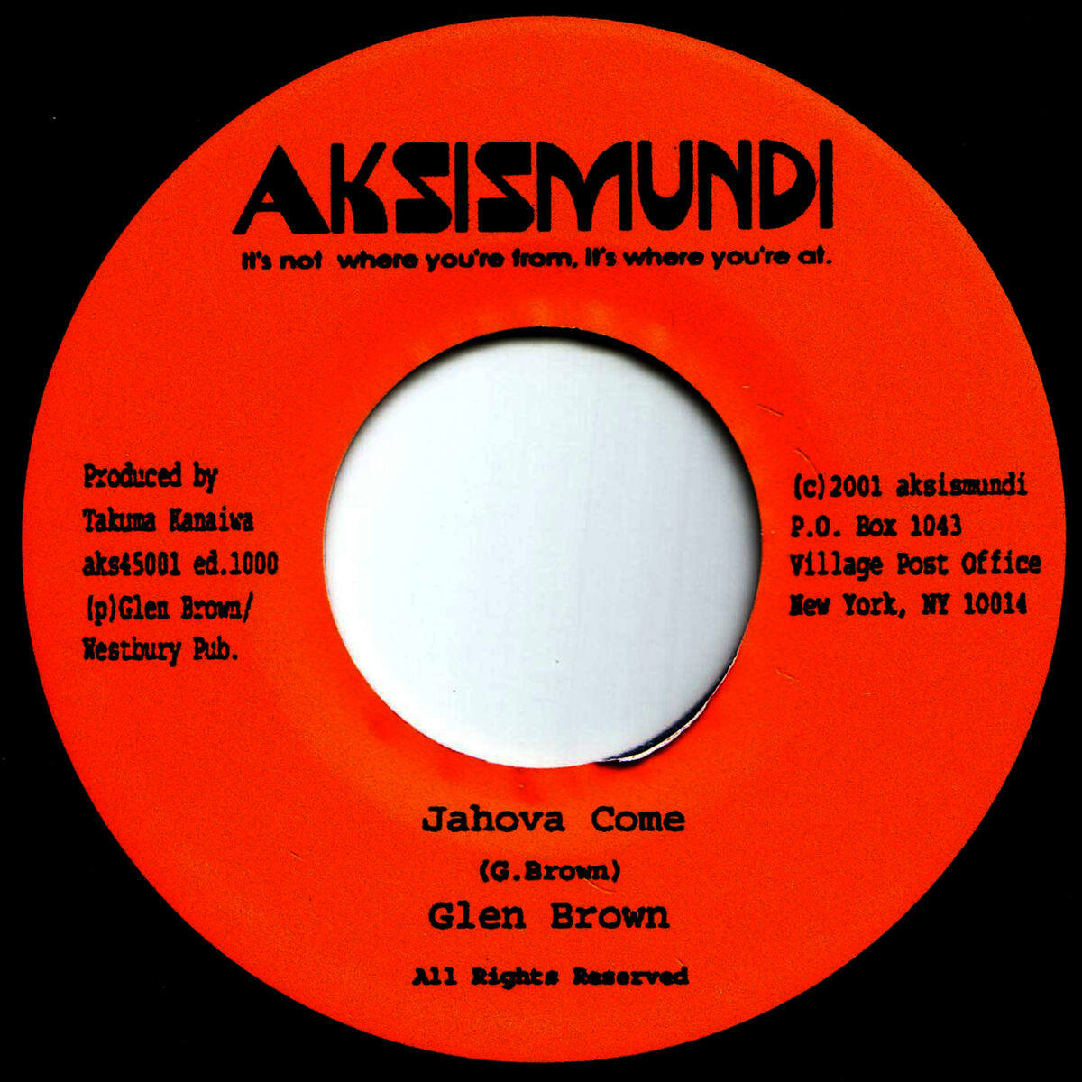 Album cover of Jahova Come