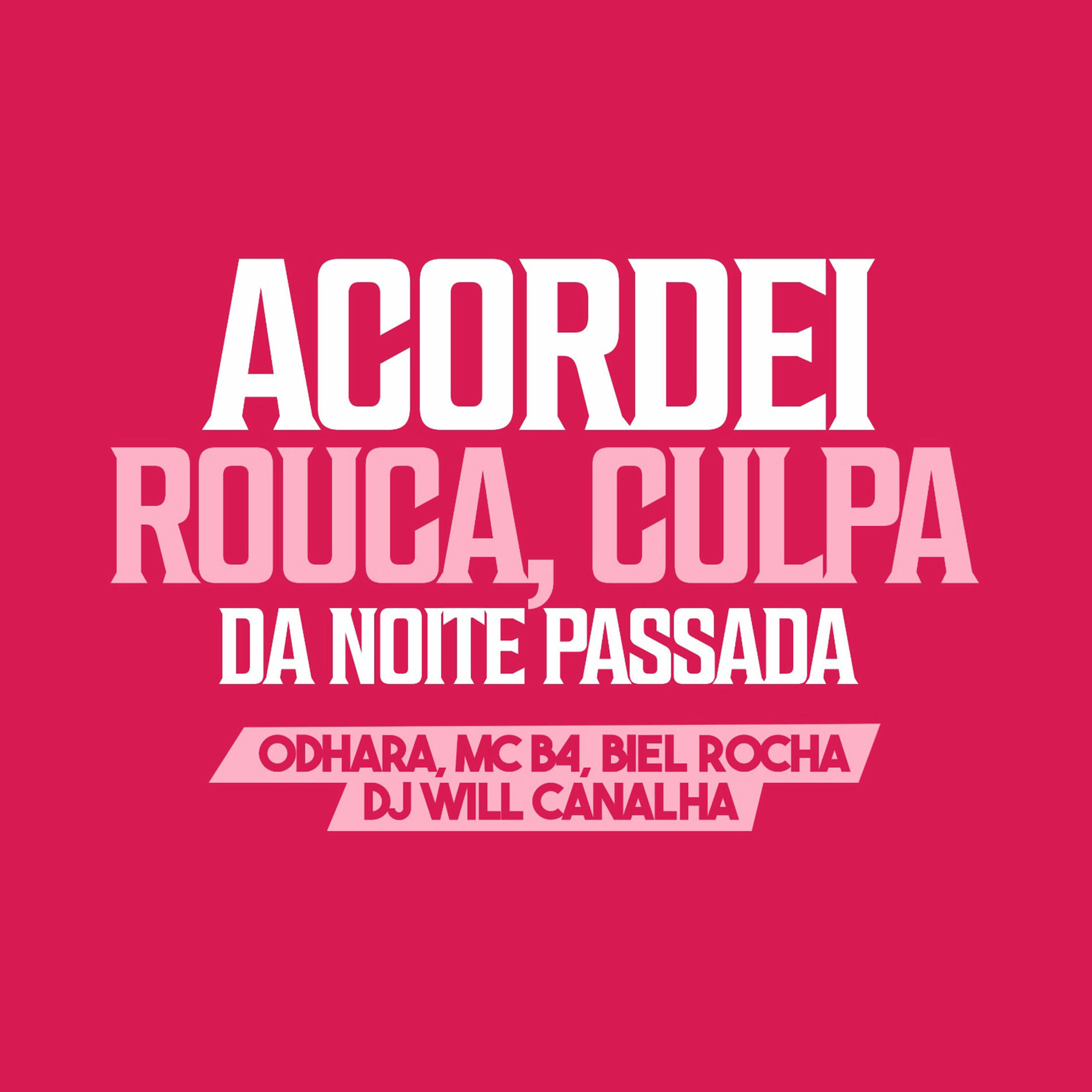 Album cover of Acordei Rouca Culpa da Noite Passada