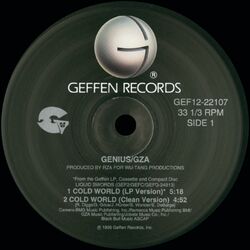 Cover of Cold World (Remixes)