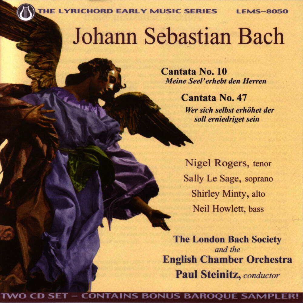 Picture of Johann Sebastian Bach: Cantata # 10, Cantata # 47 - The London Bach Society and English Chamber Orchestra