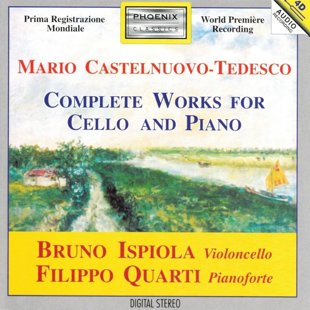 Picture of Mario Castelnuovo-Tedesco : Complete Works for Cello and Piano