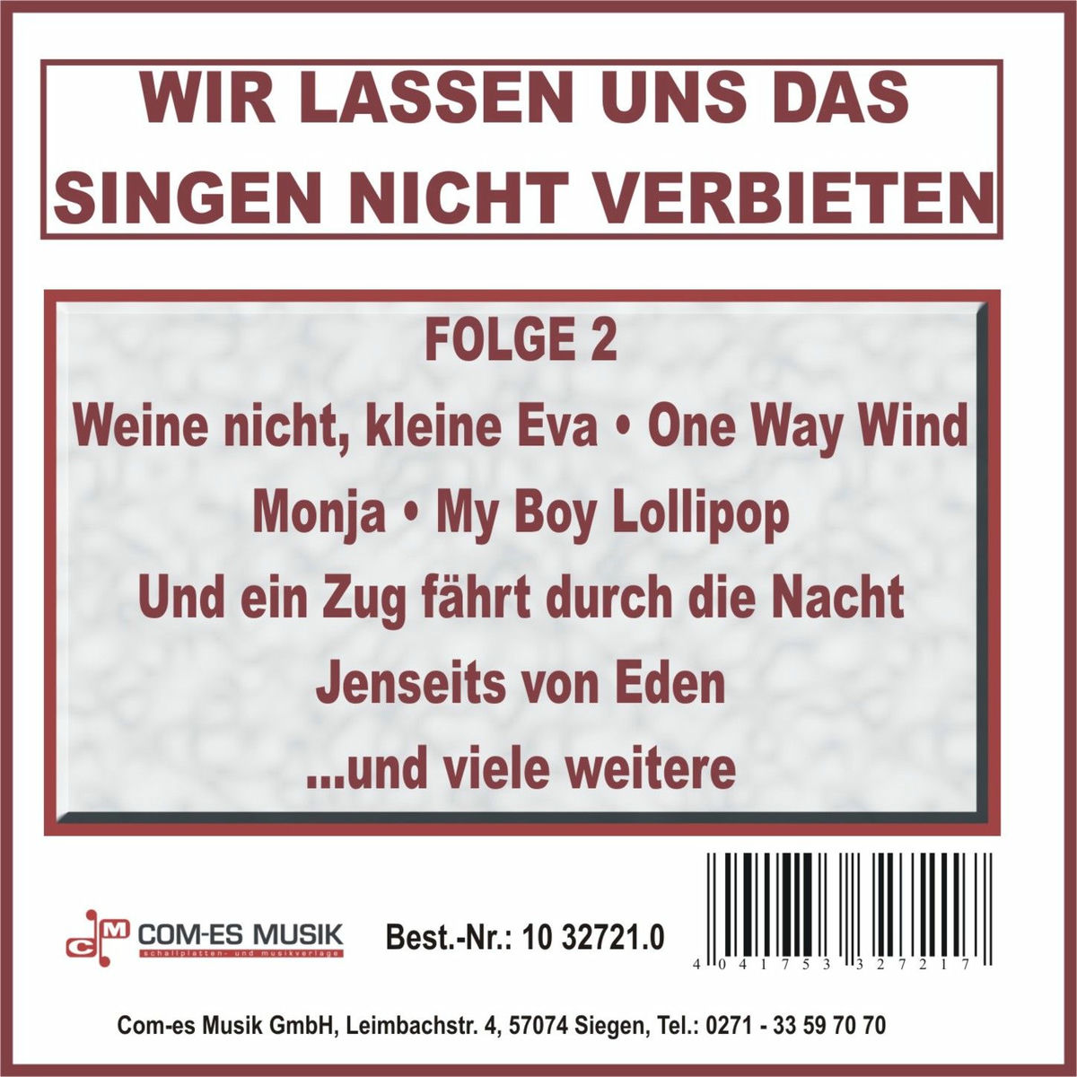 Album cover of Schenk mir keine Rosen