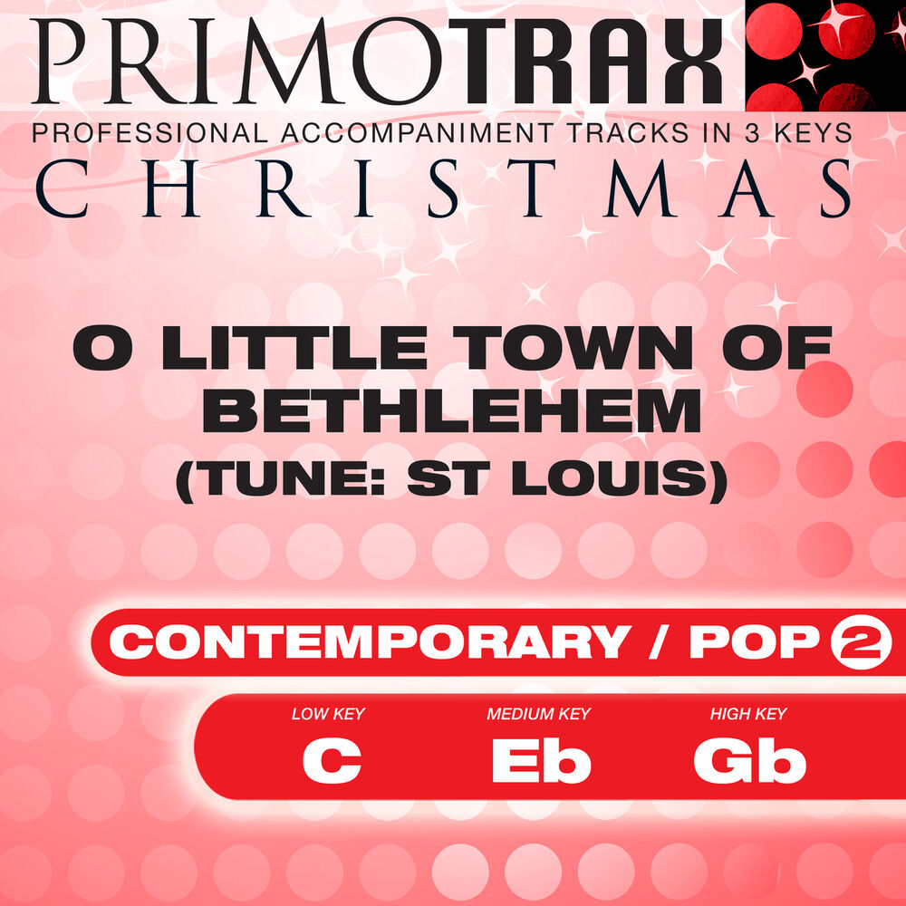 Picture of O Little Town of Bethlehem - Christmas Primotrax - Performance Tracks - EP