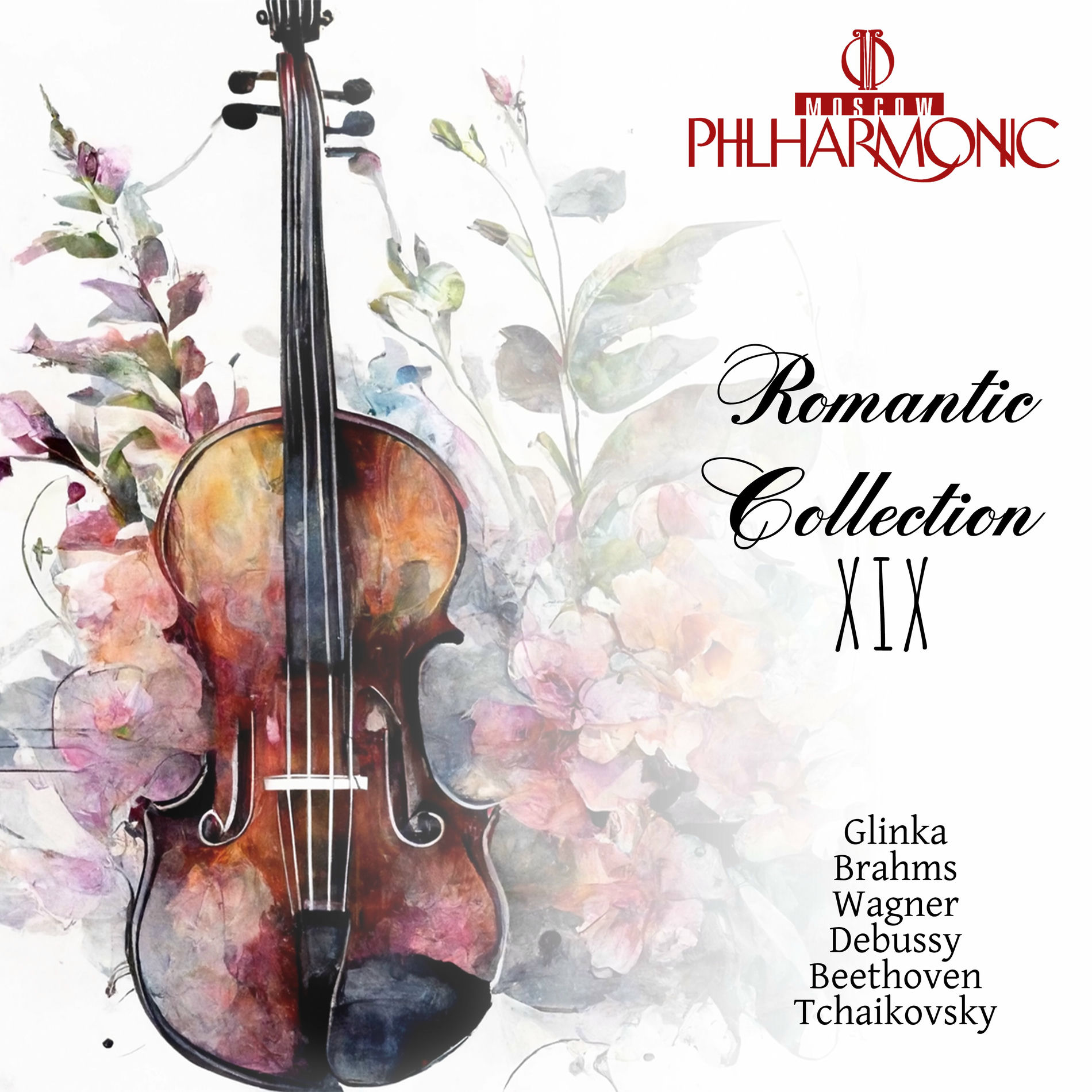 Album cover of Debussy - Beethoven - Tchaikovsky - Wagner - Glinka -Wagner - Brahms: Romantic Collection XIX
