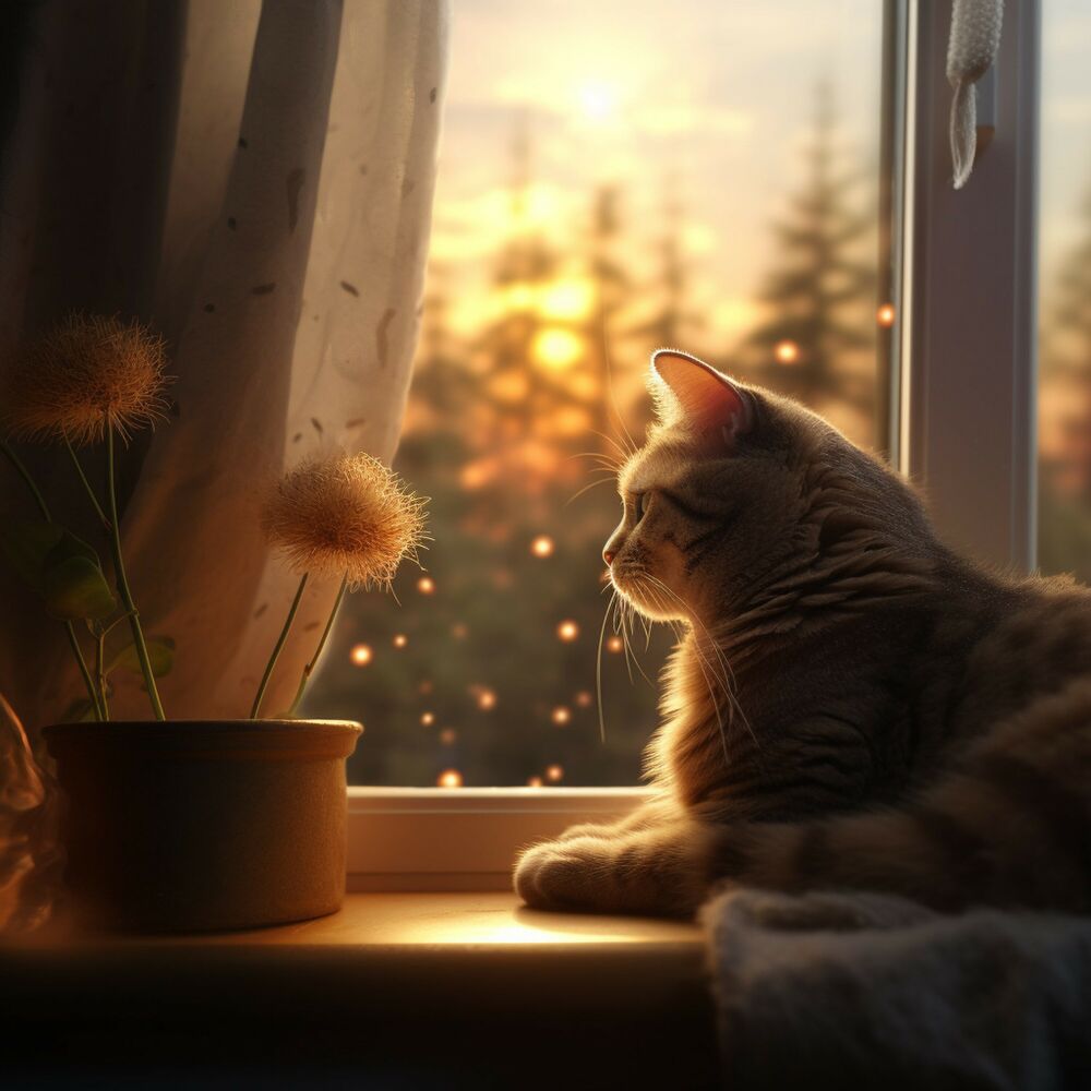 Picture of Feline Showers: Soothing Rain Music for Cats