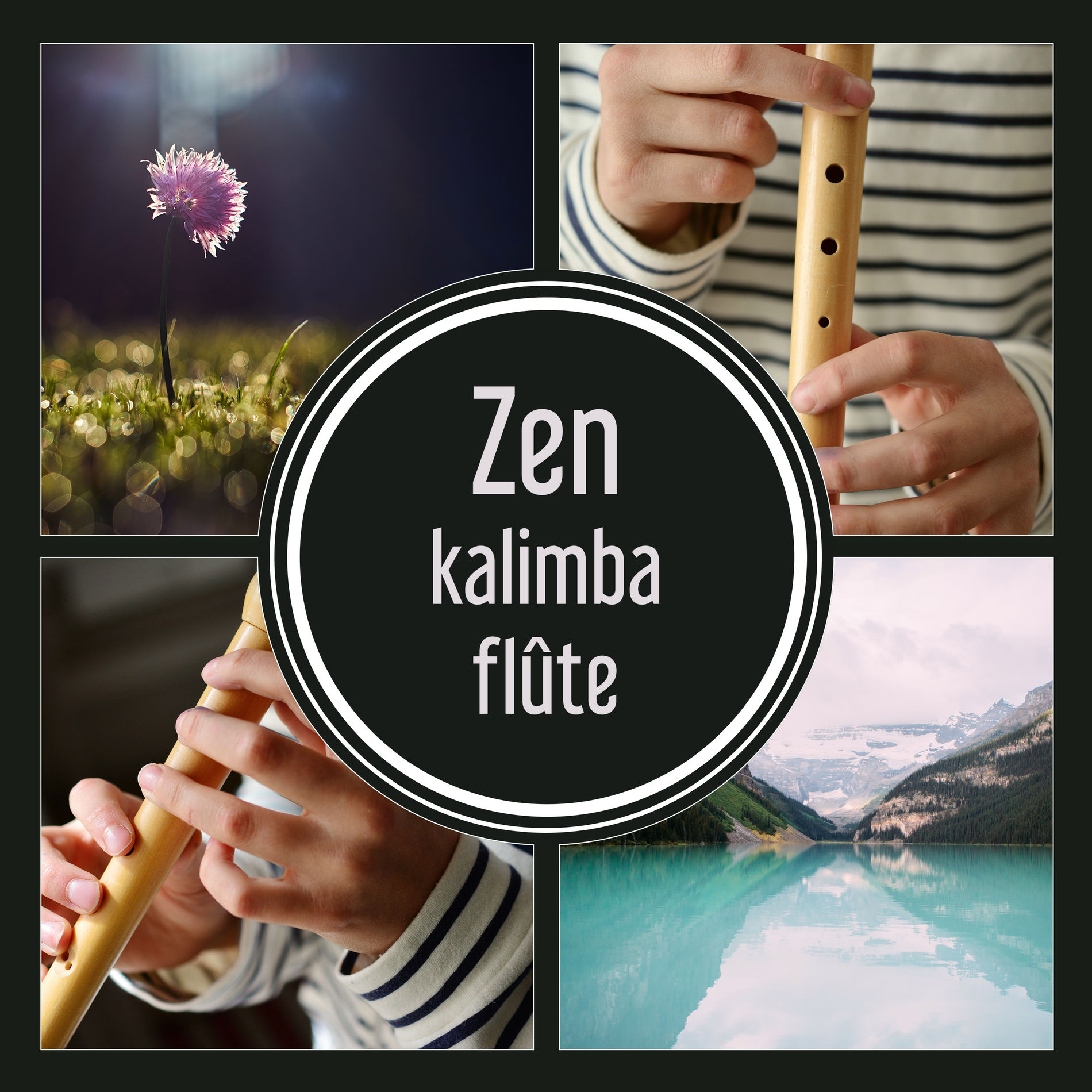 Album cover of Zen kalimba flûte - Musique d'ambiance de relaxation, Sérénité et pour massage spa wellness