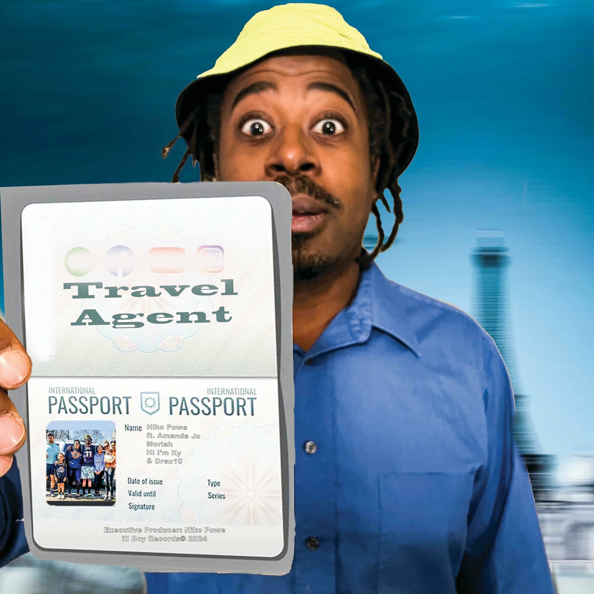 Album cover of Travel Agent (feat. Amanda Jo, Moriah, Hi I'm Ky & Drex10)