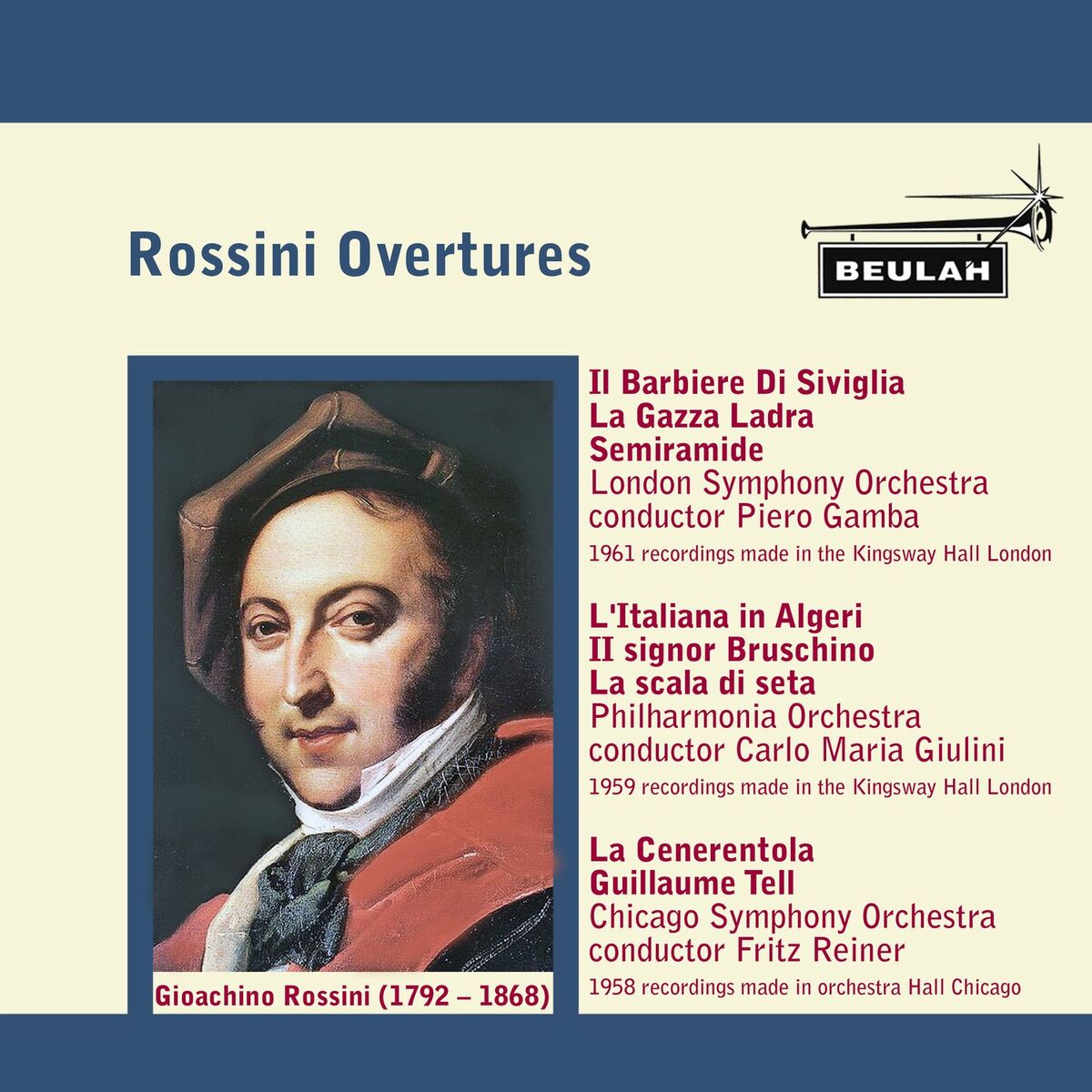 Album cover of Rossini Overtures