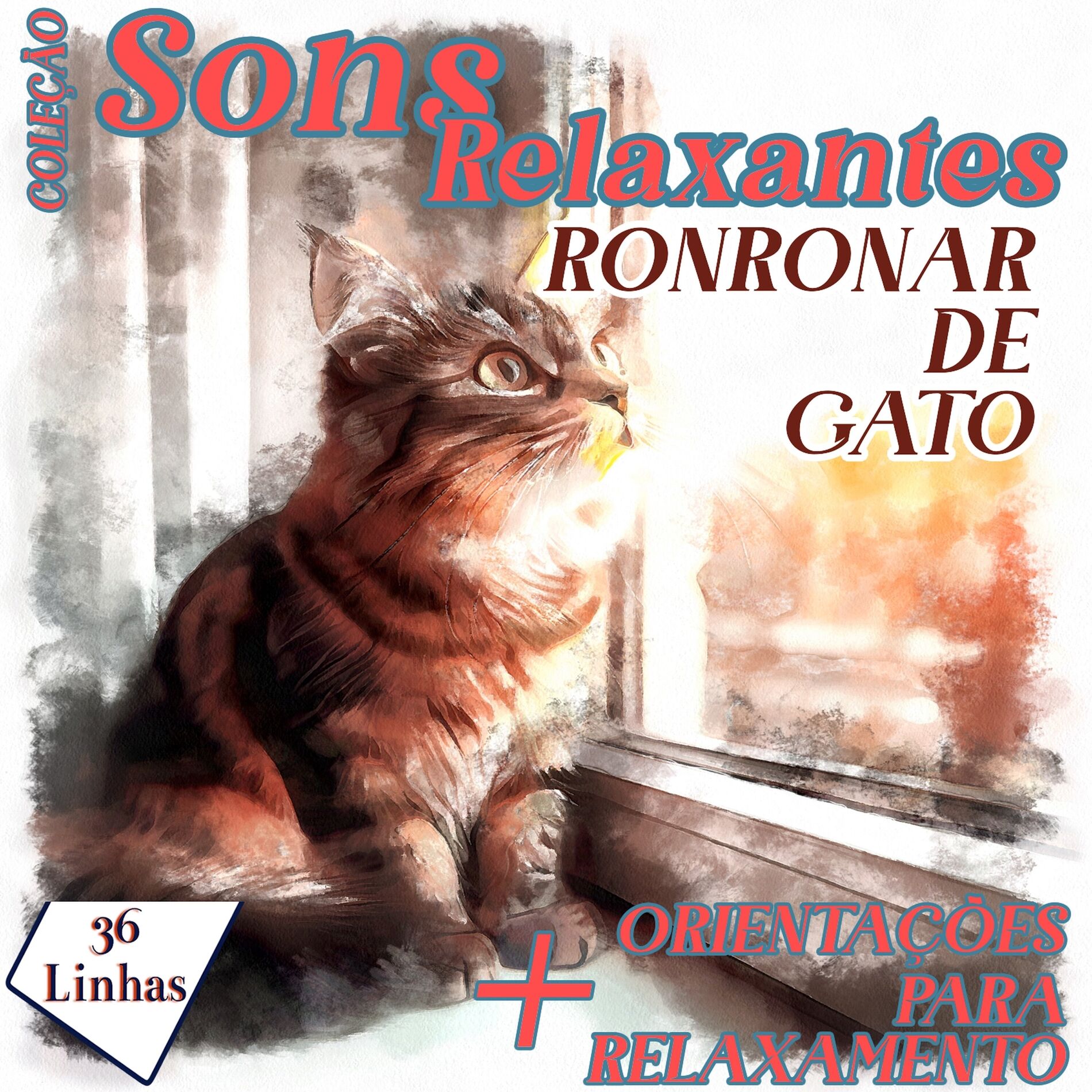 Album cover of Coleção Sons Relaxantes - sons de ronronar de gato