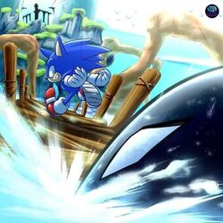 Cover of Azure Blue World Lofi (Emerald Coast) (From "Sonic Adventure") (Cover)
