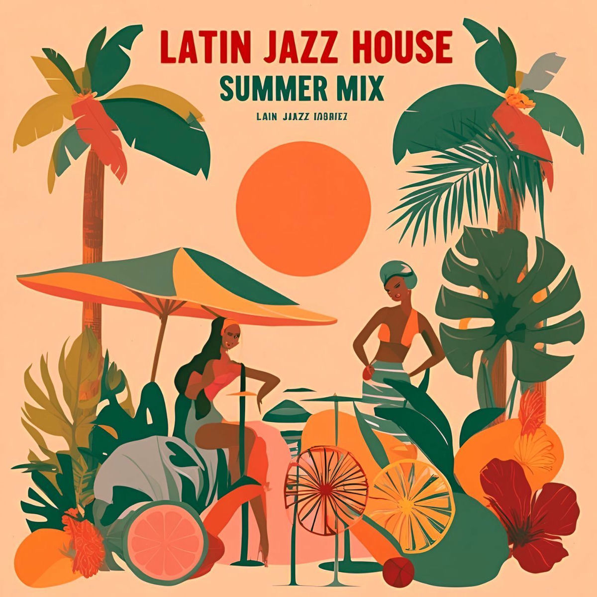 Album cover of Latin Jazz House Summer Mix (Poolside Cocktails & Sunset Grooves)